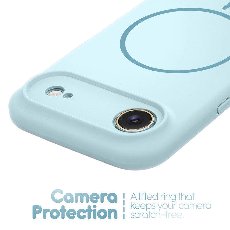 Cloud Feel Silicone Case for Apple iPhone 17 Air With Camera Protection – Supports Wireless Charging