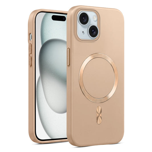 Hard Back Magnetic Case for Apple iPhone 15 with Wireless Charging Support