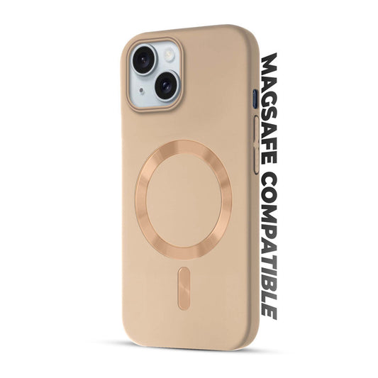 Hard Back Magnetic Case for Apple iPhone 15 with Wireless Charging Support