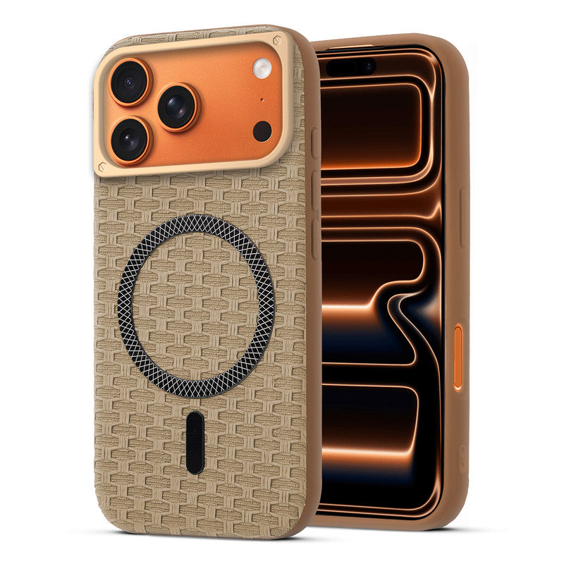 Rugged Silicone Grip Mobile Back Cover Case For Apple iPhone 17 Pro With Wireless Charging Support Support