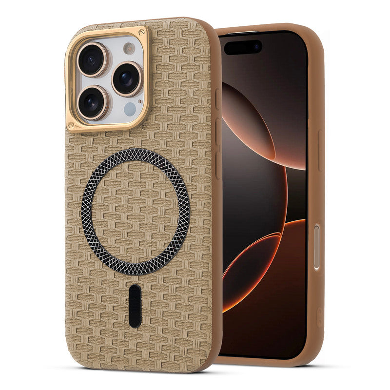 Rugged Silicone Grip Mobile Back Cover Case For Apple iPhone 16 Pro With Wireless Charging Support Support