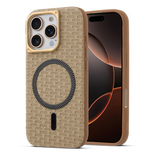 Rugged Silicone Grip Mobile Back Cover Case For Apple iPhone 16 Pro With Magsafe Support