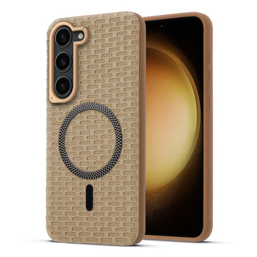 Rugged Silicone Grip Mobile Back Cover Case For Samsung S23 5G With Wireless Charging Support Support