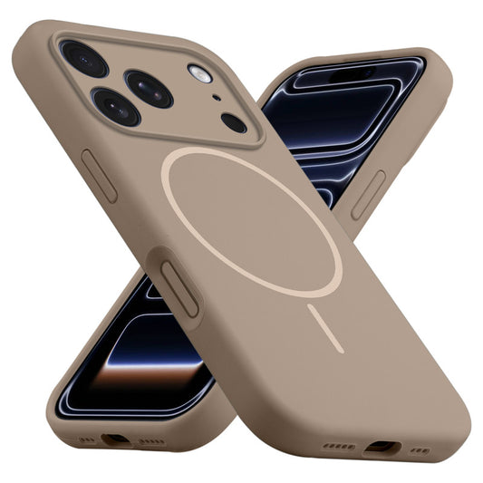 MagSafe Compatible Liquid Silicone Case For Apple iPhone 17 Pro With Camera Protection