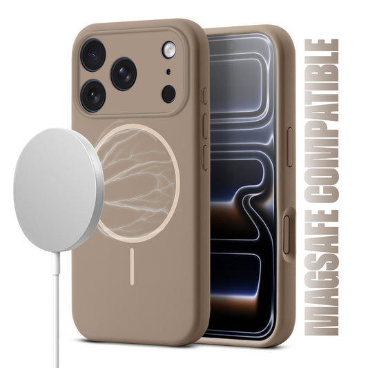 MagSafe Compatible Liquid Silicone Case For Apple iPhone 17 Pro With Camera Protection