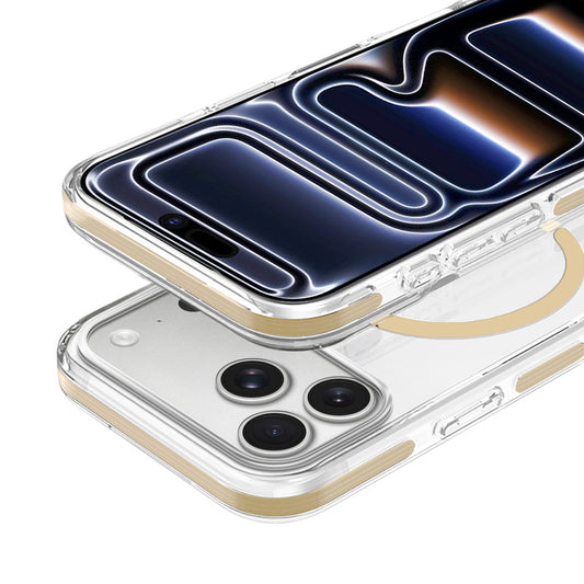 Clear MagSafe Bumper Case with Shockproof Edges for Apple iPhone 17 Pro Max