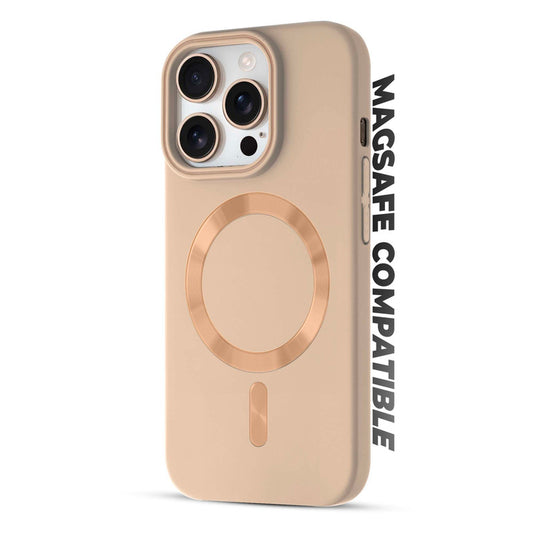 Hard Back MagSafe Case for Apple iPhone 15 Pro Max, Durable Design & Shiny MagSafe Ring