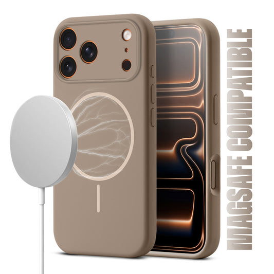 MagSafe Compatible Liquid Silicone Case For Apple iPhone 17 Pro Max With Camera Protection