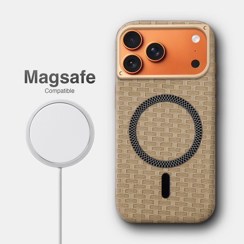 Rugged Silicone Grip Mobile Back Cover Case For Apple iPhone 17 Pro With Wireless Charging Support Support