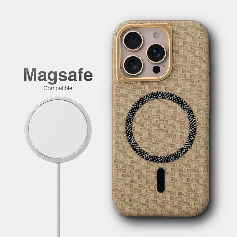 Rugged Silicone Grip Mobile Back Cover Case For Apple iPhone 16 Pro With Wireless Charging Support Support