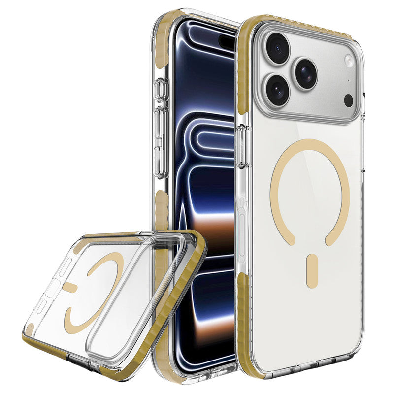 Grip-Line Frame Bumper Case For Apple iPhone 17 Pro Max
