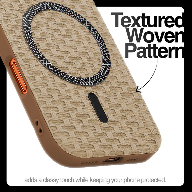 Rugged Silicone Grip Mobile Back Cover Case For Apple iPhone 17 Pro With Wireless Charging Support Support
