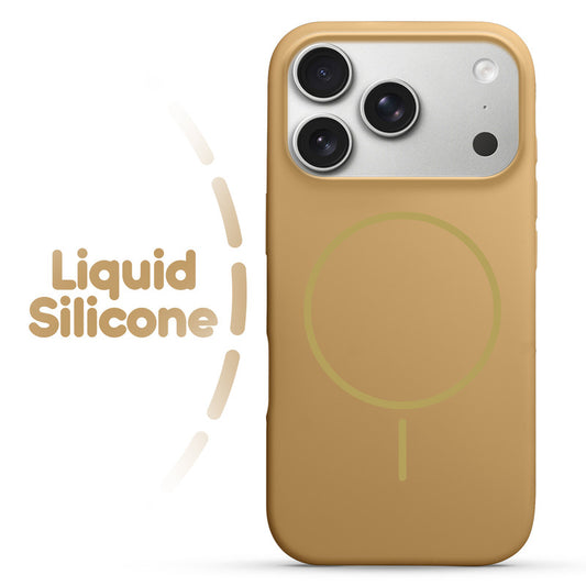 Cloud Feel Silicone Case for Apple iPhone 17 Pro – Supports Wireless Charging