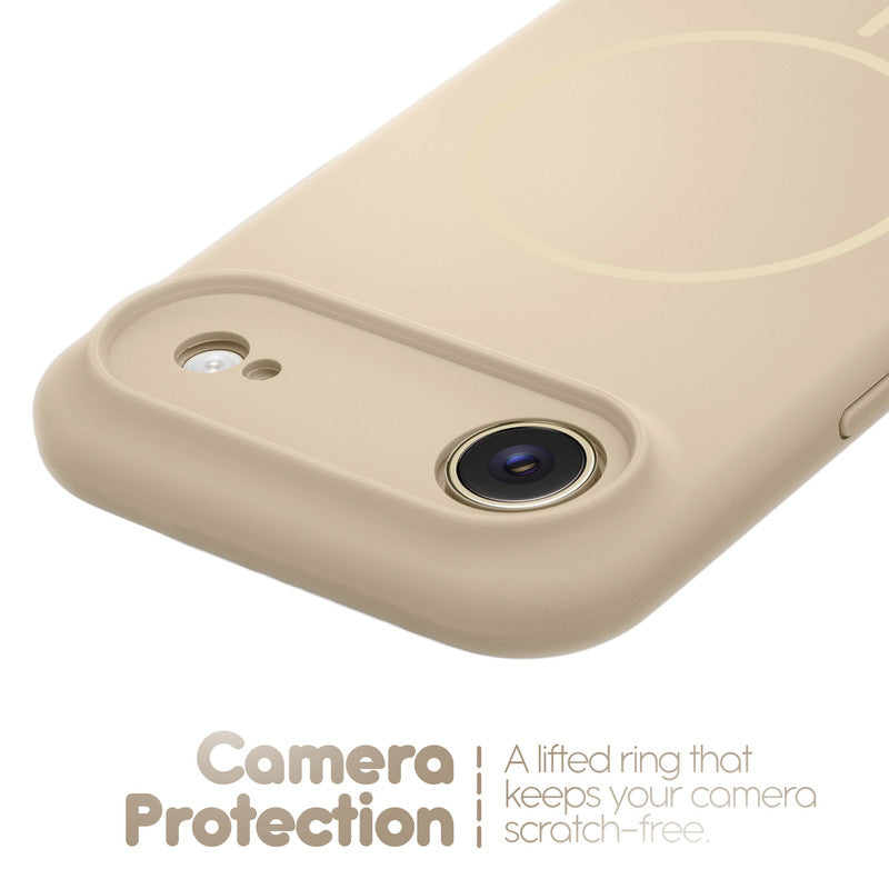 Cloud Feel Silicone Case for Apple iPhone 17 Air With Camera Protection – Supports Wireless Charging