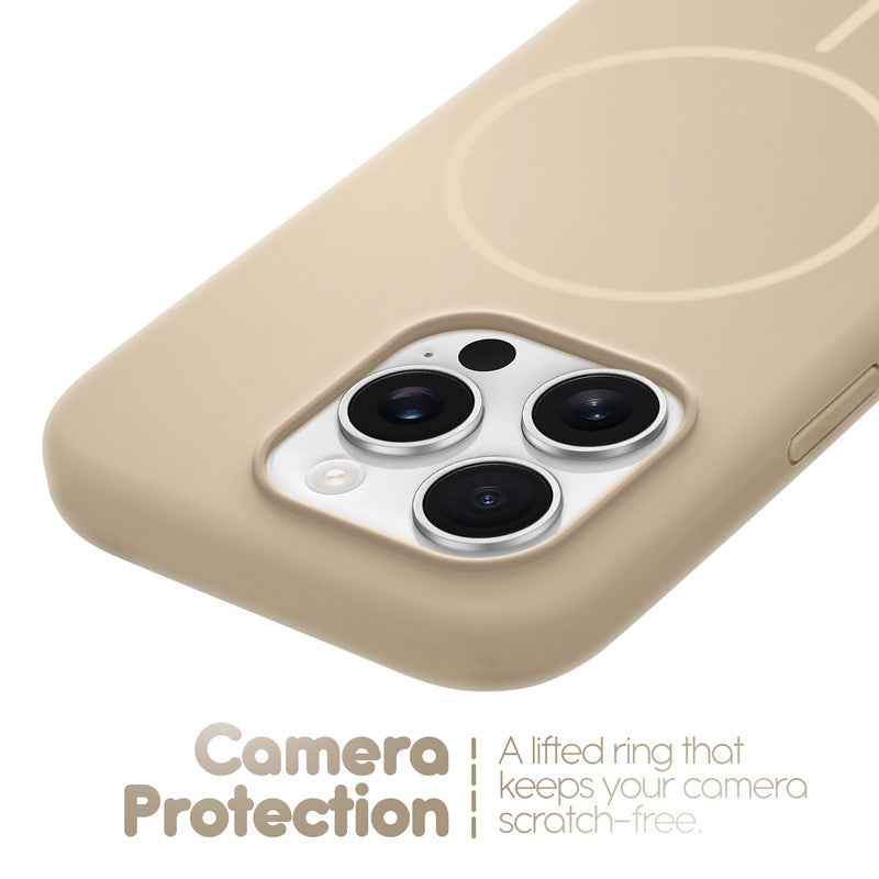 Cloud Feel Silicone Case for Apple iPhone 16 Pro – Supports Wireless Charging