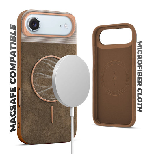 Luxury Leather MagSafe Case for Apple iPhone 17 Air