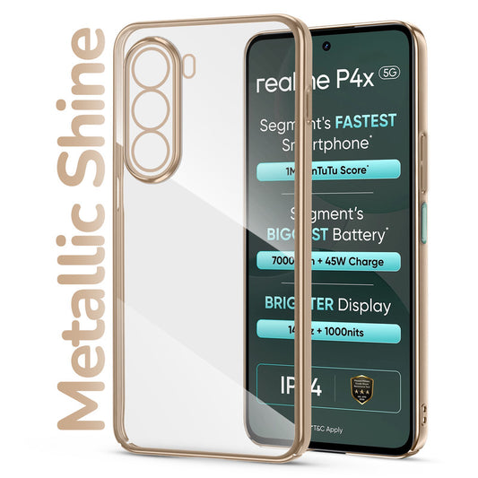 Shiny Edge Hard Case For Realme P4x 5G
