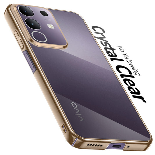 Shiny Edge Hard Case For Vivo T4X 5G