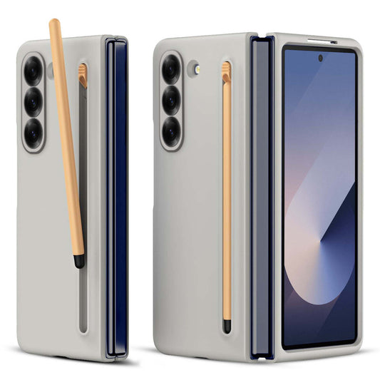 Handy Cover for Samsung Z Fold 6 with Integrated Pen Holder and Screen Friendly Stylus Pen