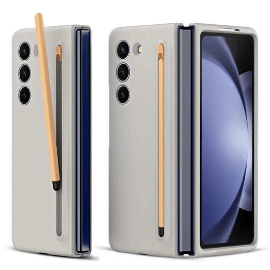Handy Cover for Samsung Z Fold 5 with Integrated Pen Holder and Screen Friendly Stylus Pen