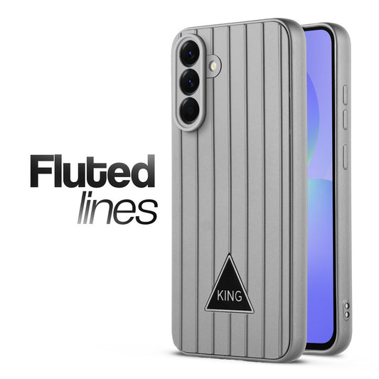 Glossy Matte Line Texture Back Cover for Samsung A36 5G