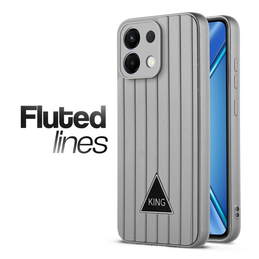 Glossy Matte Line Texture Back Cover for Oppo K13 5G