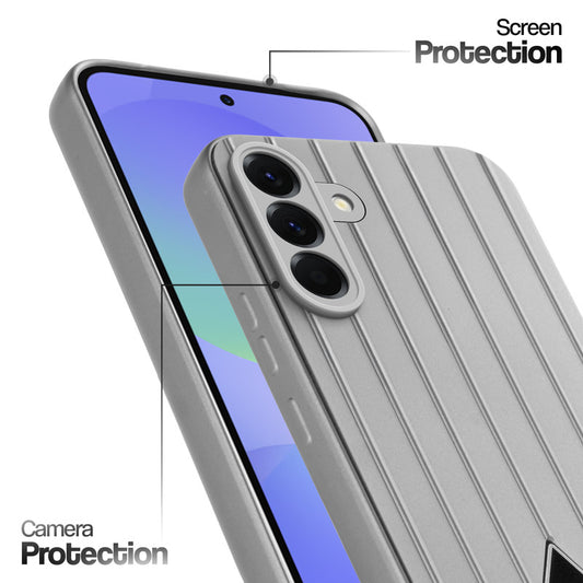 Glossy Matte Line Texture Back Cover for Samsung A36 5G