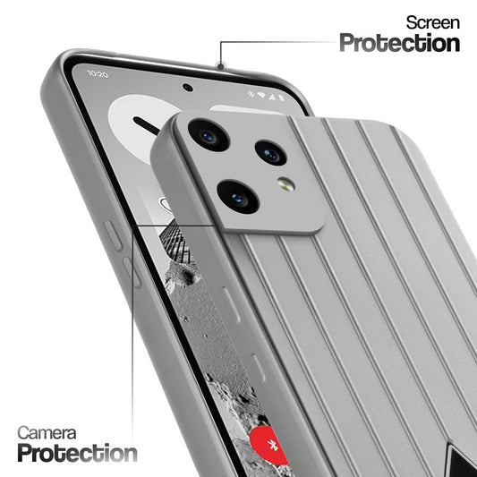 Glossy Matte Line Texture Back Cover for CMF Nothing Phone 2 Pro