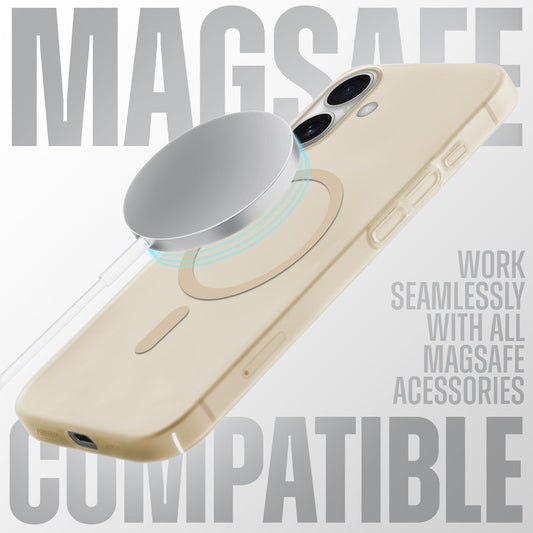 Slim Matte MagSafe Back Case for Apple iPhone 16 Plus