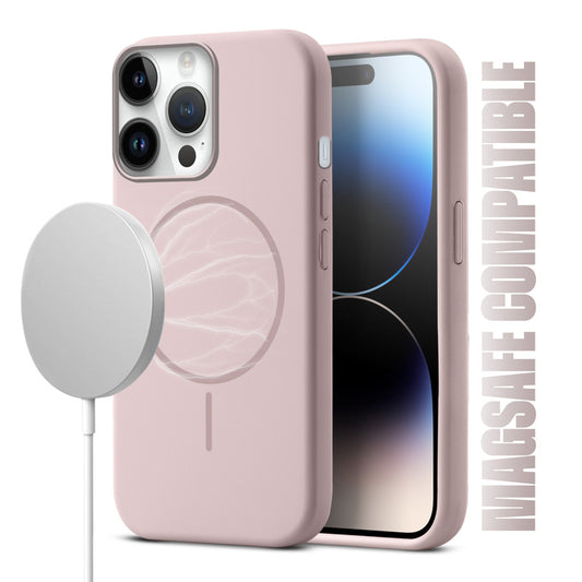 MagSafe Compatible Liquid Silicone Case For Apple iPhone 14 Pro