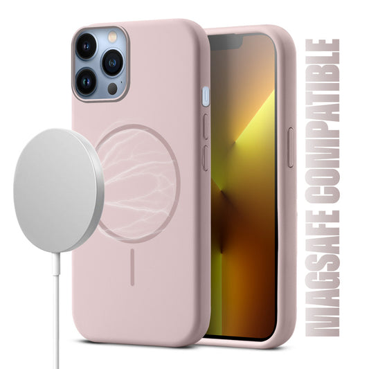 MagSafe Compatible Liquid Silicone Case For Apple iphone 13 Pro Max