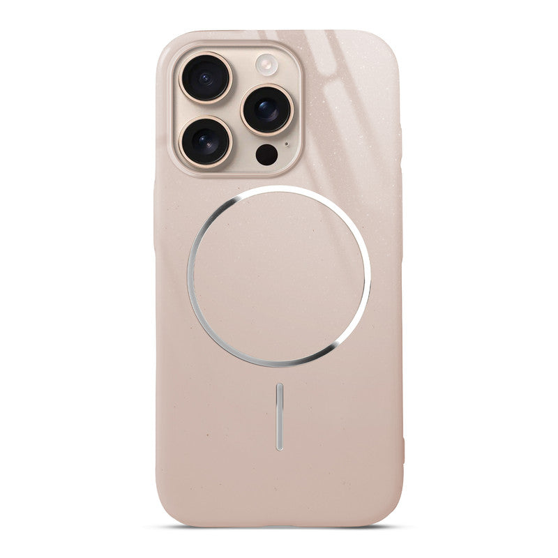 Smooth & Shiny Glossy Hard Back Cover Case For Apple iPhone 16 Pro With Wireless Charging Support Support