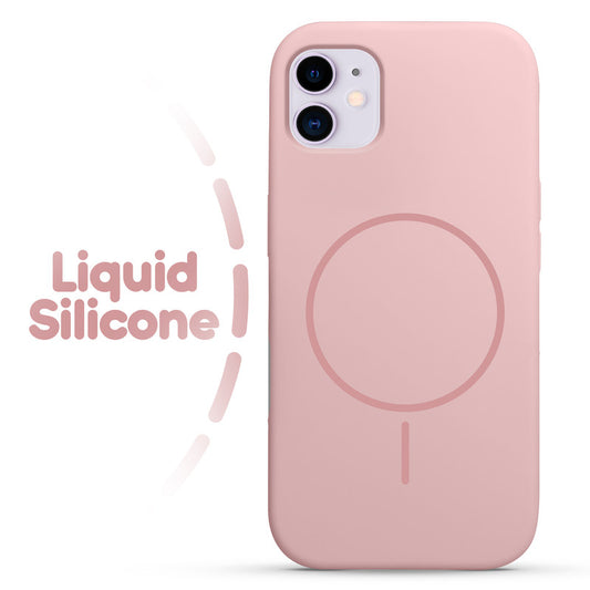 Wireless Charging Support Compatible Liquid Silicone Case For Apple iPhone 11