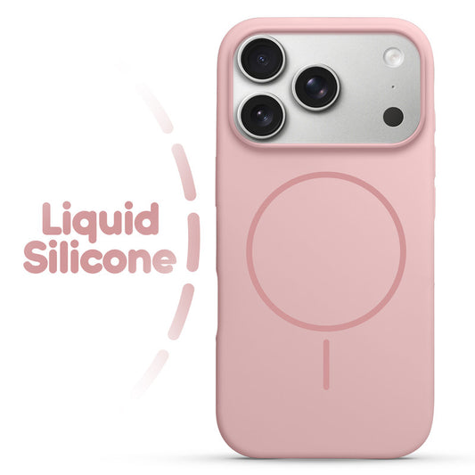 Cloud Feel Silicone Case for Apple iphone 17 Pro Max – Supports Wireless Charging