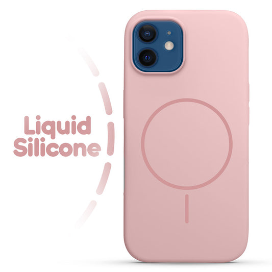 Cloud Feel Silicone Case for Apple iPhone 12 – Supports Wireless Charging