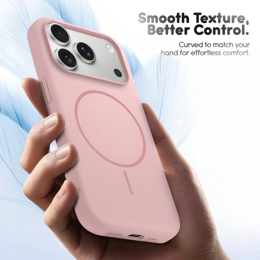 Cloud Feel Silicone Case for Apple iphone 17 Pro Max – Supports Wireless Charging