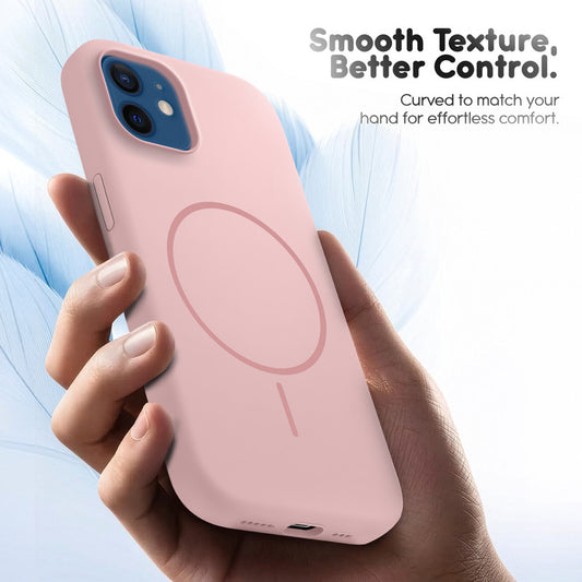 Cloud Feel Silicone Case for Apple iPhone 12 – Supports Wireless Charging