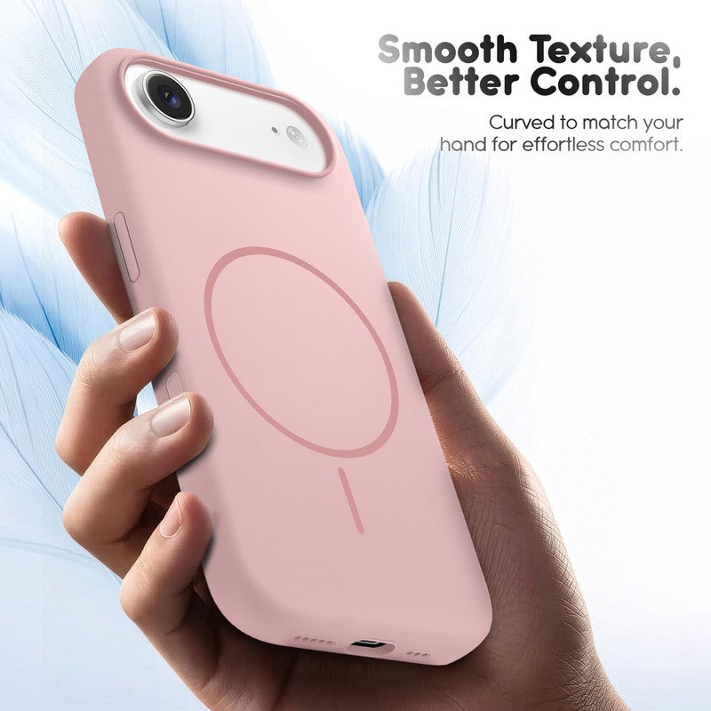 Cloud Feel Silicone Case for Apple iPhone 17 Air – Supports Wireless Charging