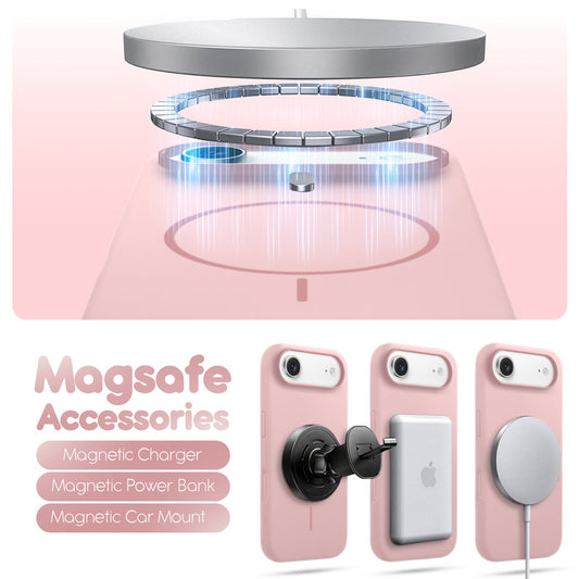 Cloud Feel Silicone Case for Apple iPhone 17 Air – Supports Wireless Charging