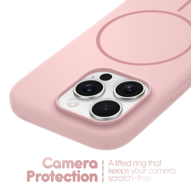 Cloud Feel Silicone Case for Apple iPhone 16 Pro – Supports Wireless Charging