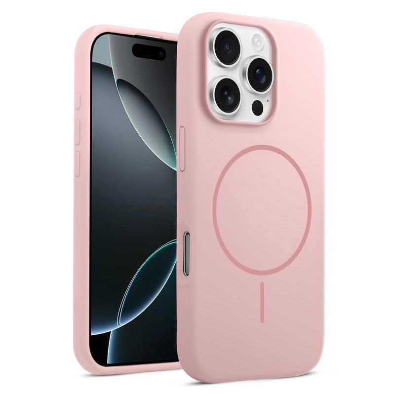Cloud Feel Silicone Case for Apple iPhone 16 Pro – Supports Wireless Charging