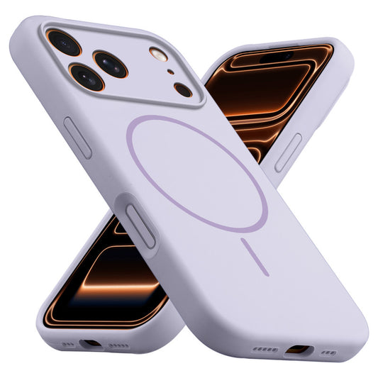 MagSafe Compatible Liquid Silicone Case For Apple iPhone 17 Pro Max With Camera Protection