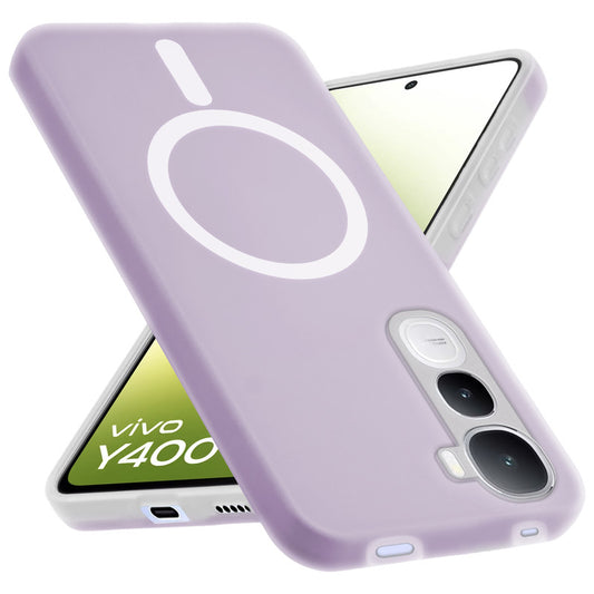 Classic Matte Silicone Back Case for Vivo Y400 5G