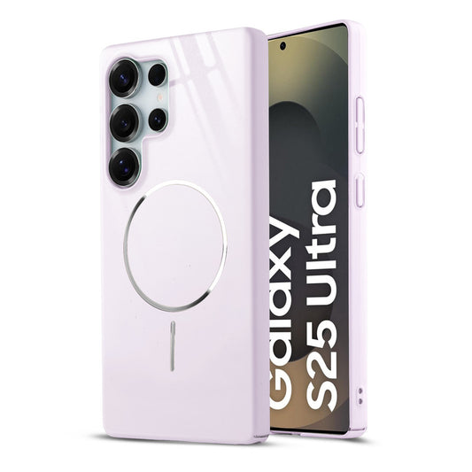Smooth & Shiny Glossy Hard Back Cover Case For Samsung S25 Ultra 5G With Magsafe Support