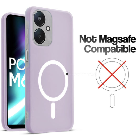 Classic Matte Silicone Back Case for Poco M6 5G