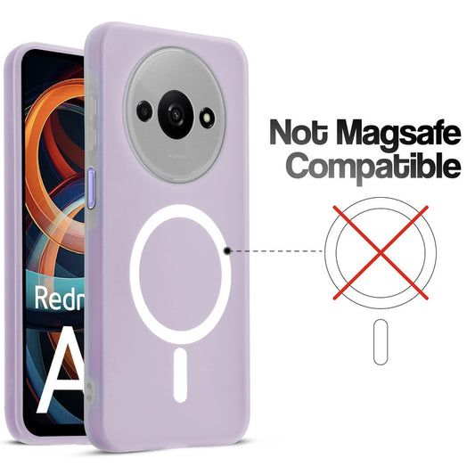 Classic Matte Silicone Back Case for Redmi A3 2024