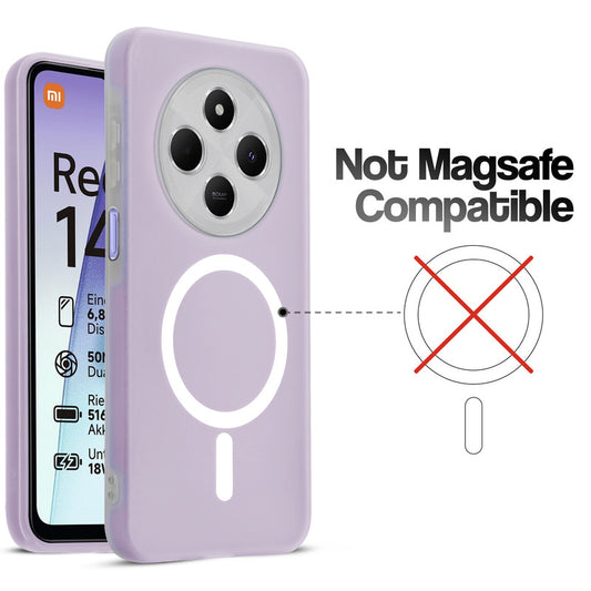 Classic Matte Silicone Back Case for Redmi 14C 5G