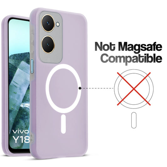 Classic Matte Silicone Back Case for Vivo Y18
