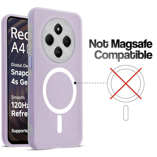 Classic Matte Silicone Back Case for Redmi A4 5G