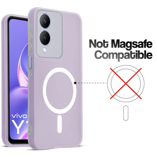Classic Matte Silicone Back Case for Vivo Y17s